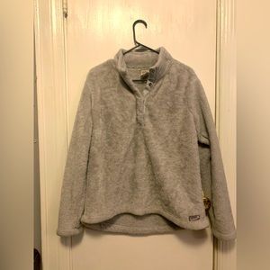 Gray fuzzy sweatshirt